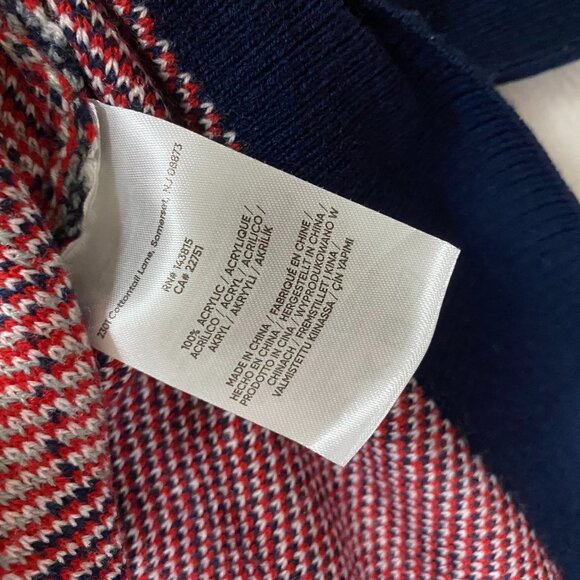 New England Patriots Acrylic Knit Long Sleeve Christmas Holiday Sweater Size L - Picture 4 of 8